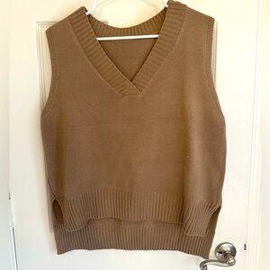 Amazon Brand Oversized cardigan sweater vest